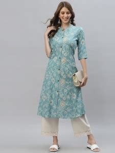 PYARELAL Women Floral Print A-line Kurta - Buy PYARELAL Women Floral ...