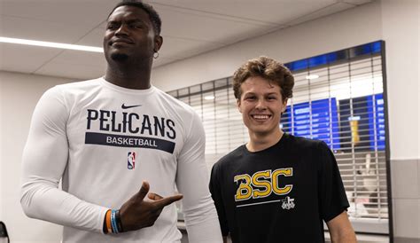 Zion Williamson recreates viral moment from high school with Bryson ...