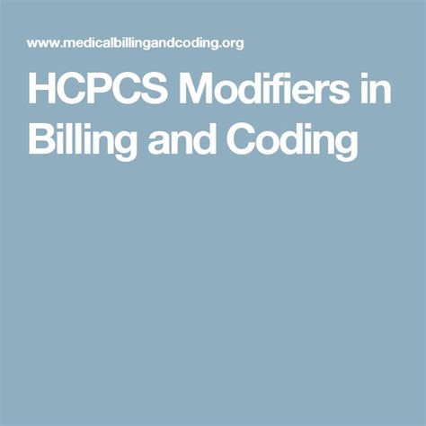 Image result for HCPCS Modifiers List
