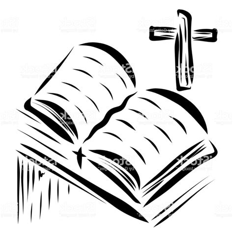 Open Bible Sketch at PaintingValley.com | Explore collection of Open Bible Sketch