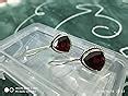 Buy SILVESTO INDIA No Metal Stamp Gemstone Silver Plated Red Quartz ...