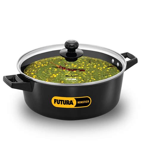 Buy Hawkins Futura 5 Litre Cook n Serve Casserole, Non Stick Saucepan ...