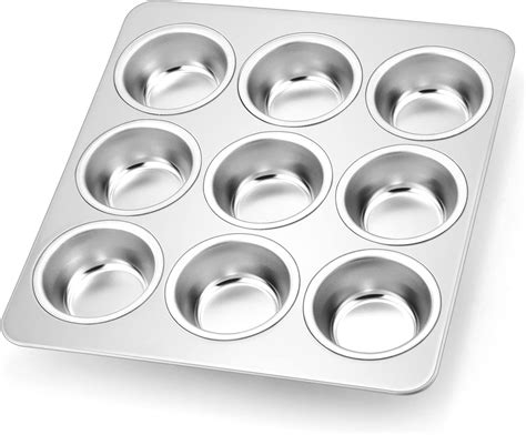 Amazon.com: Muffin Pan Cupcake Baking Pan, P&P CHEF 6-Cups Mini ...