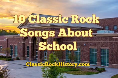 10 Classic Rock Songs About School - ClassicRockHistory.com