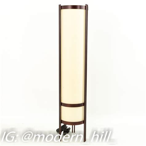 Mid Century Style Cylinder Shade Floor Lamp | Mid Century Modern ...