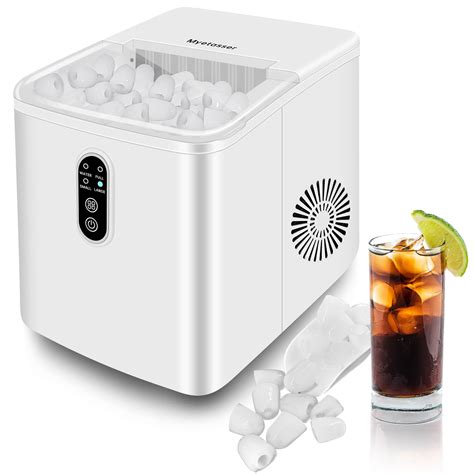 Myetasser Ice Makers Countertop, Portable Ice Maker Machine with Ice ...