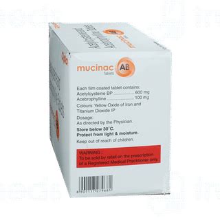 Muciace Ab Tablet 10 - Uses, Side Effects, Dosage, Price | Truemeds