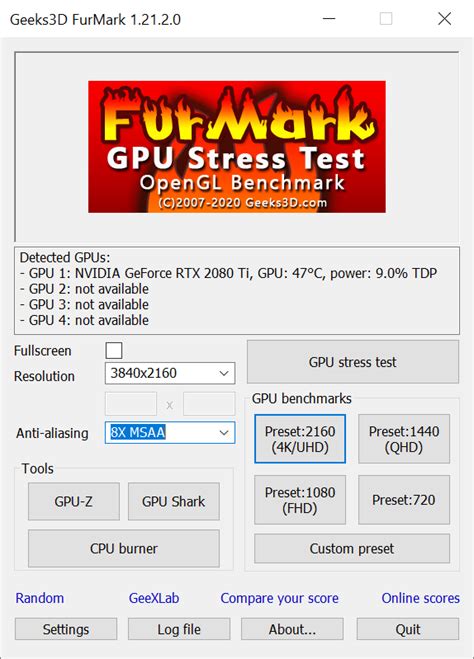 GPU Memory Test 的图像结果