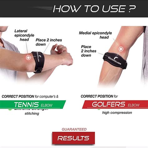 How To Wear A Tennis Brace: Tennis Elbow Brace Placement - EMWGH