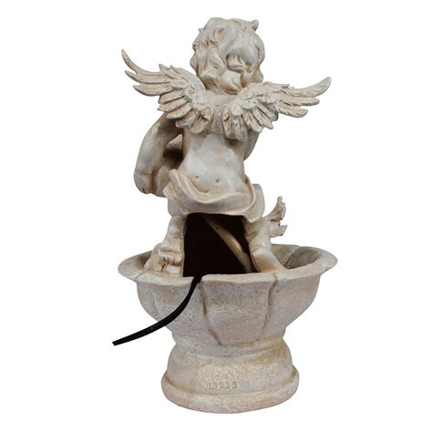 Wonderland Angel Fountain With Motor And Circulating Water, Waterfall,