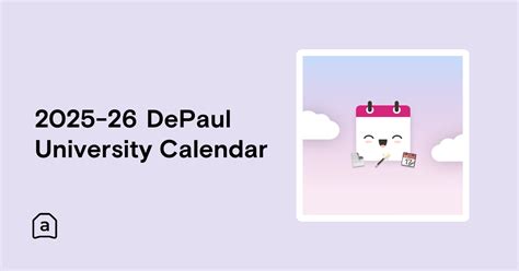 2025-26 DePaul University Calendar | Agenda Hero
