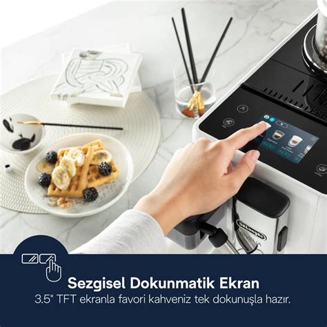 De’Longhi Rivelia EXAM440.55.W | Fully Automatic Coffee Machine | Bean ...