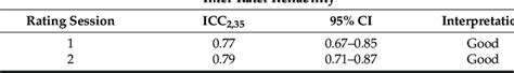 Inter-Rater Reliability Rating Scale 的图像结果