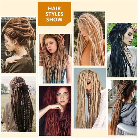 Buy Aguacor 36inches Synthetic Dreadlock Extensions Thin 0.6cm Long ...