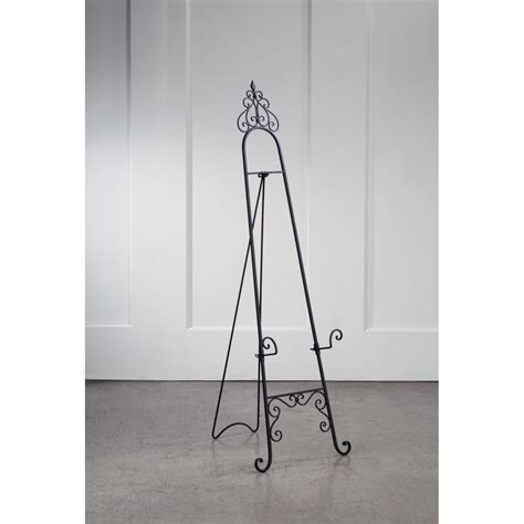 53"H Parisian Black Metal Floor Easel - 53" – Overstock