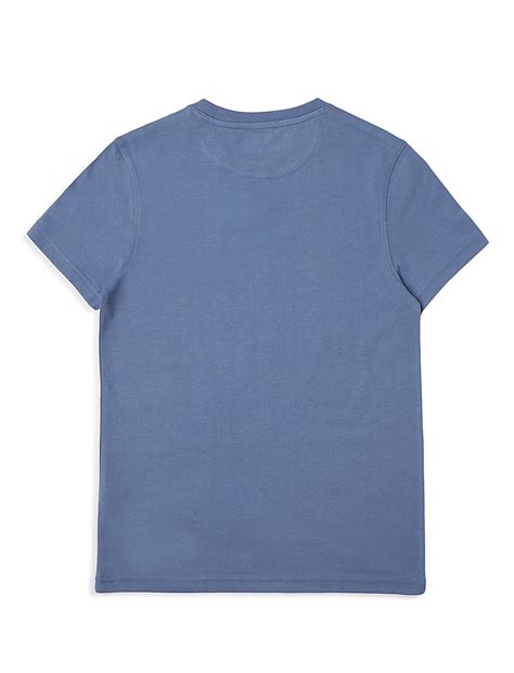 Buy Pure Cotton Printed Round Neck T-Shirt at Marks & Spencer