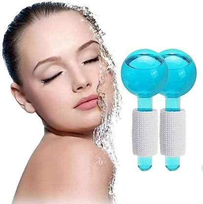 Harsh narrow fab Ice Roller Globes for Face and Eyes Facial Cooling ...