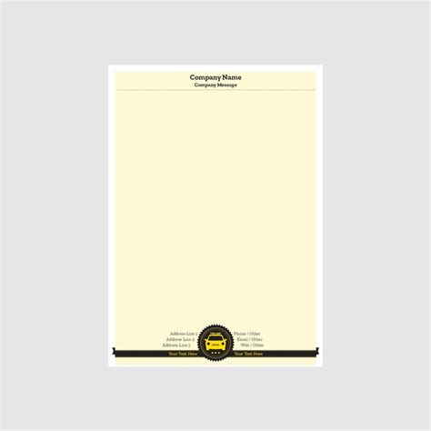 Auto Dealers Custom Letterheads Templates & Designs | Vistaprint
