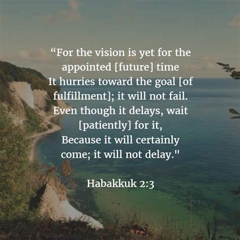 Habakkuk 2:3 | Healing Scriptures Bible