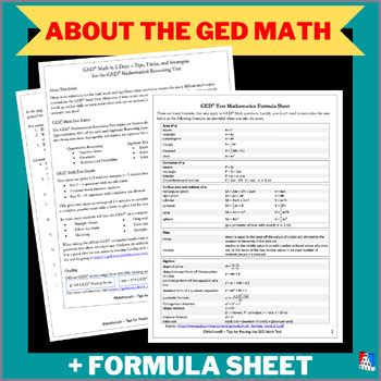 Image result for GED Math Tips and Tricks