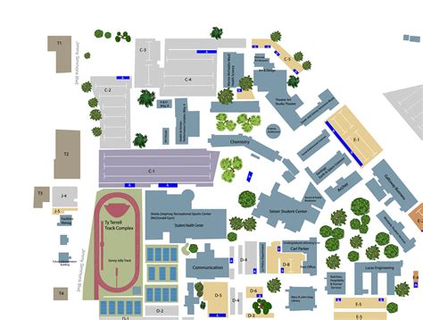 Lamar University Campus Map