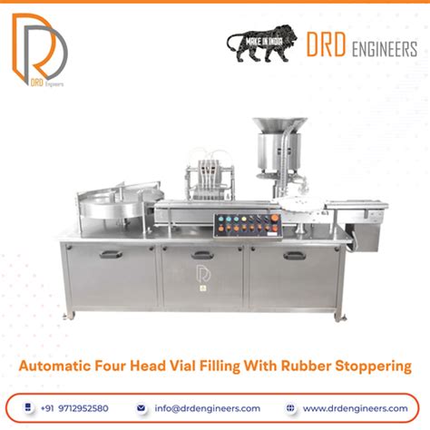 Four Head Vial Filling With Rubber Stoppering Machine Manufacturer ...