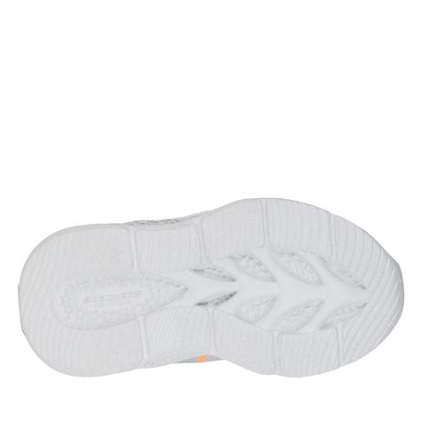 Skechers | Kids' Meteor Lights Leather Light Up Trainers | Leather ...