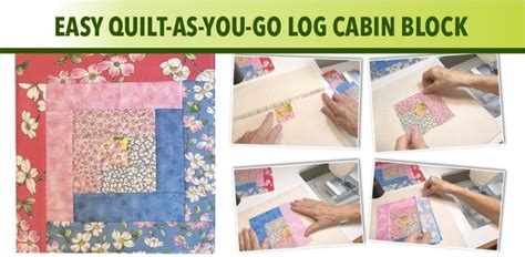 AccuQuilt Log Cabin Tutorial 的图像结果