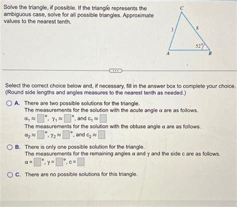 Image result for How to Solve Ambiguous Triangles