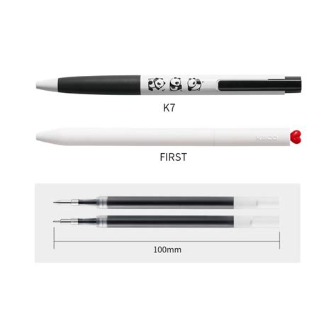 K7 Kefill Refills 0.5mm(Bullet Tip) - Pack of 5 - Kaco – KACO
