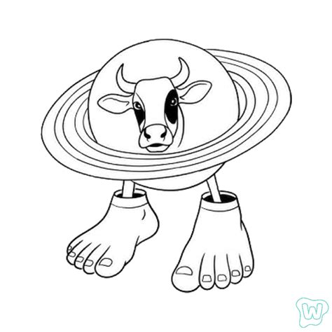 8 La Vaca Saturno Saturnita Coloring Pages - Free Download