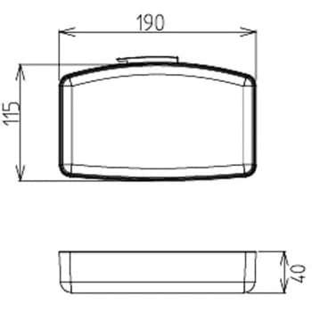 WSCT-K190R 化粧品トレー(QVM-L750用右側) ハウステック 樹脂 【通販モノタロウ】