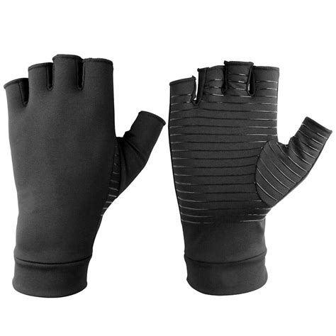 Abeay Copper Fiber Compression Arthritis Gloves Pain Relief Wrist ...