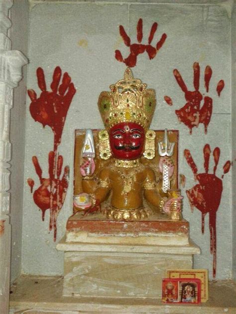 Nakoda Bheruji from Sankheshwar Parashwnath Rajendra suri jain temple ...