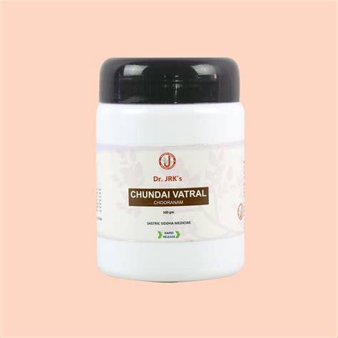 Dr. JRK's Chundai Vatral Chooranam – Dr.JRK's Research and Pharmaceuticals