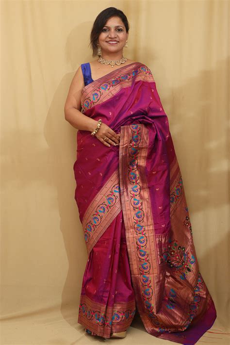 Buy Authentic Paithani Sarees Online at Luxurion World