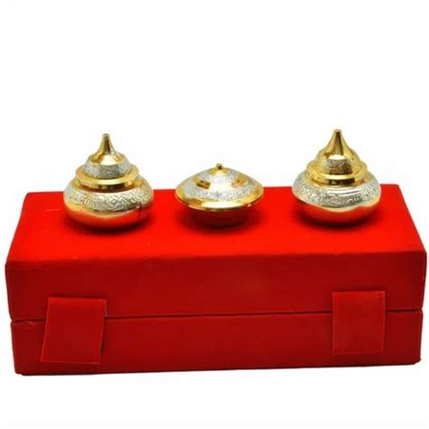 Kumkum Boxes - Metal Swan Kumkum Holder Trader - Retailer from Jaipur