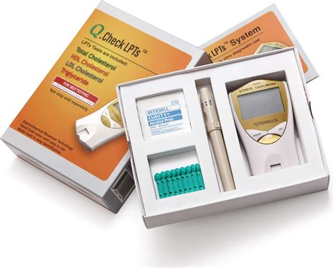 Buy Helse Q.Check Digital Home Cholesterol & Lipid Test Meter, Monitors ...