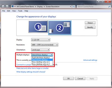 Image result for How to Fix Dual Monitor Display