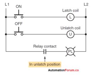Image result for Latching Relay Circuit