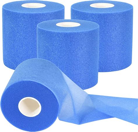 4 Pieces Pre Wrap Tape - Athletic Foam Underwrap - Sports Tapes for ...