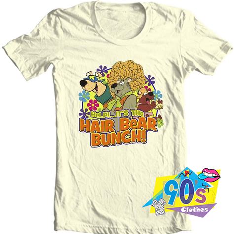 Vintage The Hair Bear Bunch 80's T Shirt - 90sclothes.com