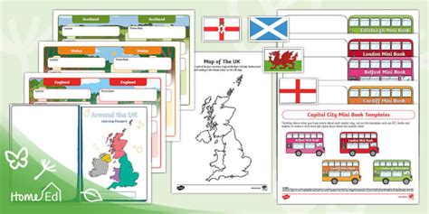 Around the UK Learning Passport (teacher made) - Twinkl
