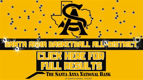 Santa Anna Basketball with Four Named to All-District Team | Sports ...