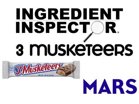 WHAT'S IN 3 MUSKETEERS? — Ingredient Inspector