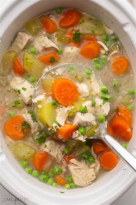 Crockpot Chicken Stew - The Recipe Rebel [VIDEO]