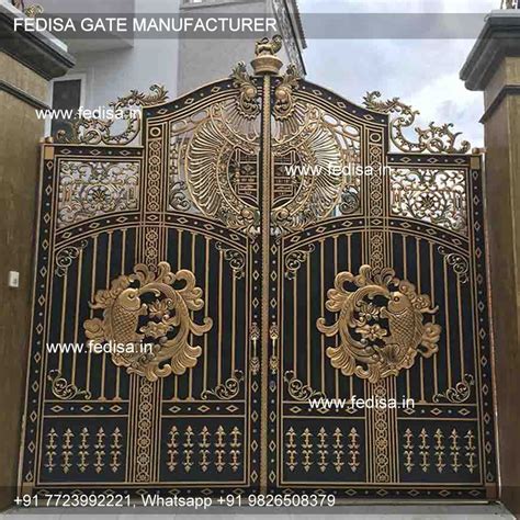 Iron Gate Design For House Iron Boundary Gate Design Iron Safety Gate Design Luxury Main Gate ...
