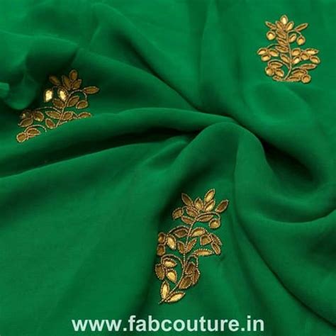 Georgette Handwork Embroidery
