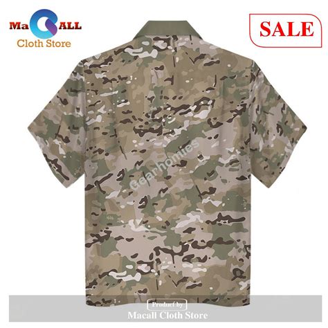 American Operational Camouflage Pattern OCP Hawaiian Shirt - Macall ...
