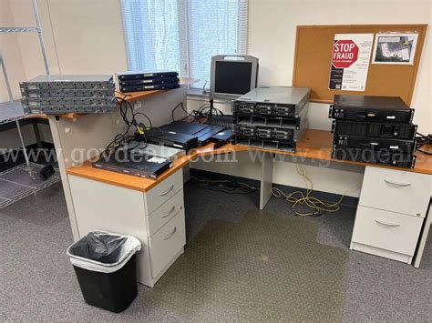 CyberPower Battery Backup, Startech Console, Dell Keyboard, Dell ...
